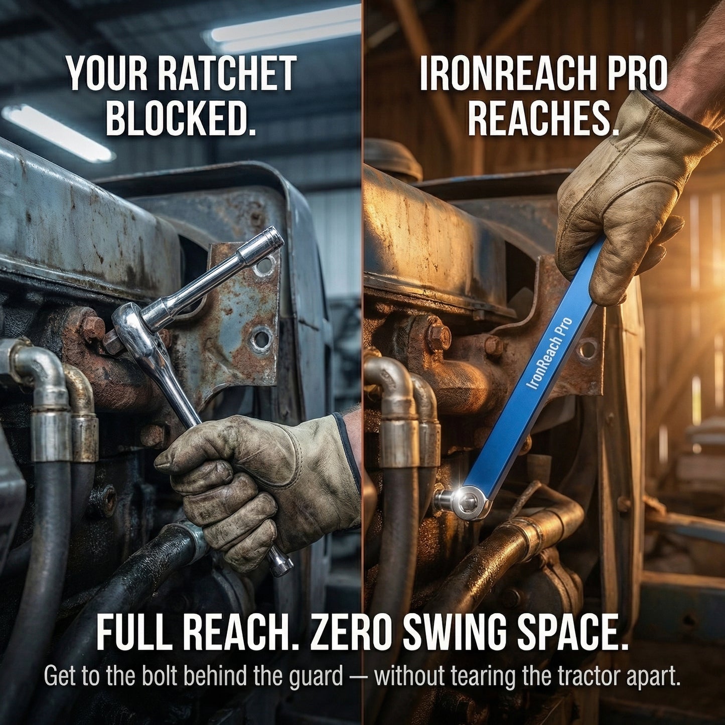 The IronReach Pro Offset Extension Wrench