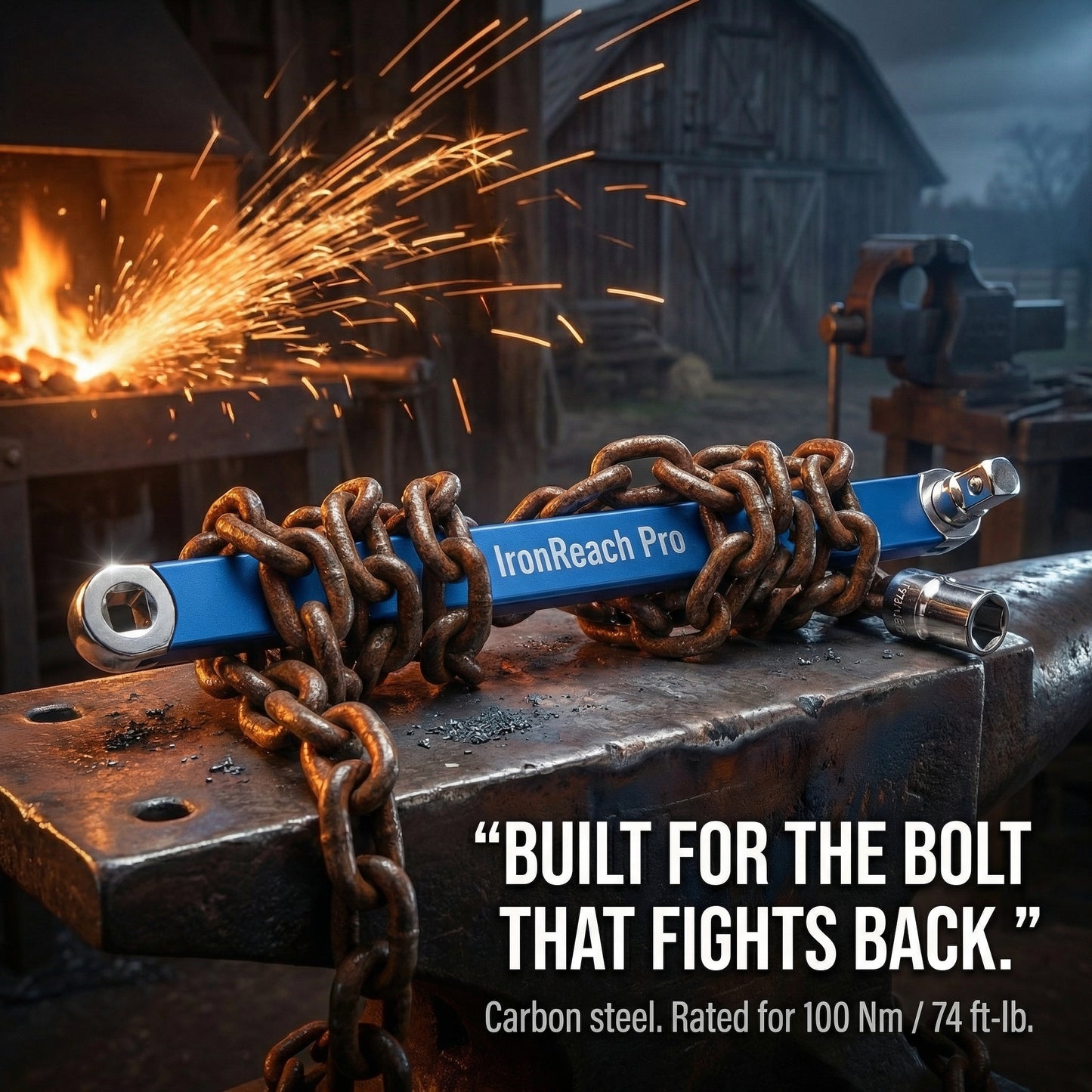 The IronReach Pro Offset Extension Wrench