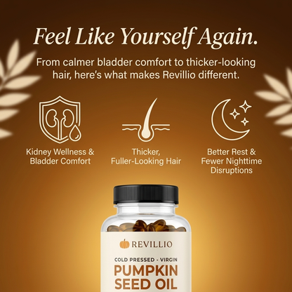 Pumpkin Seed Oil Softgels — Supports Healthy Kidney Function & Urinary Comfort, Naturally